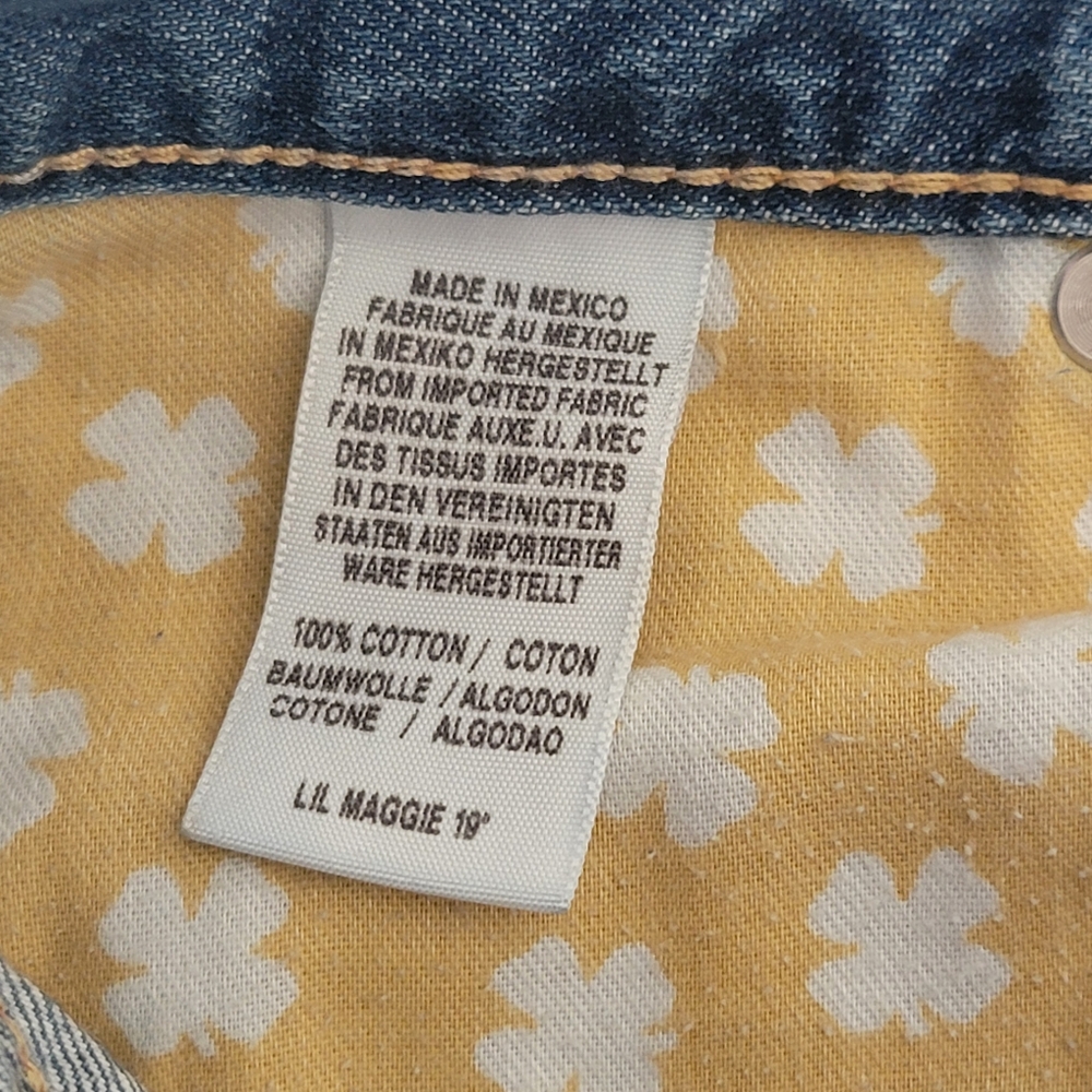 Lucky Brand By Gene Montesano Short Inseam Distressed Jeans Size 0/25 - Picture 12 of 15